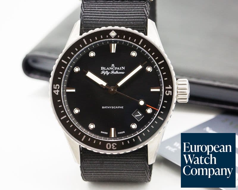 Image of Blancpain Fifty Fathoms Bathyscaphe Automatic Titanium
