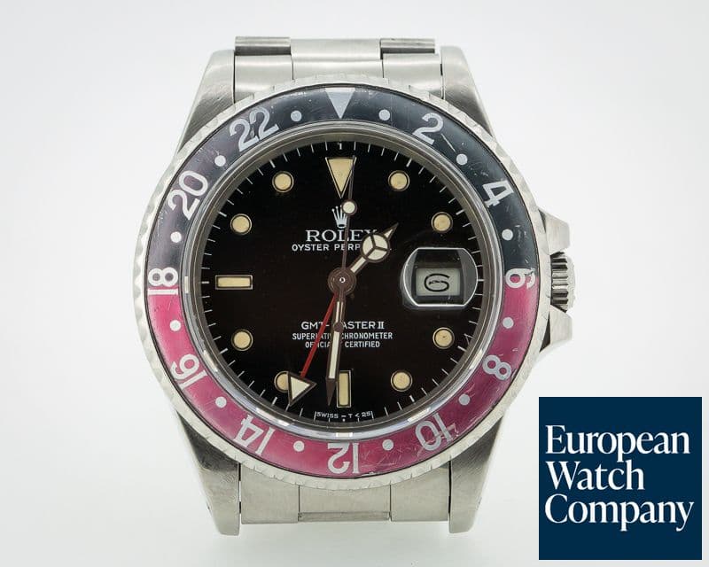Image of Rolex GMT Master "FAT LADY" Red / Black 