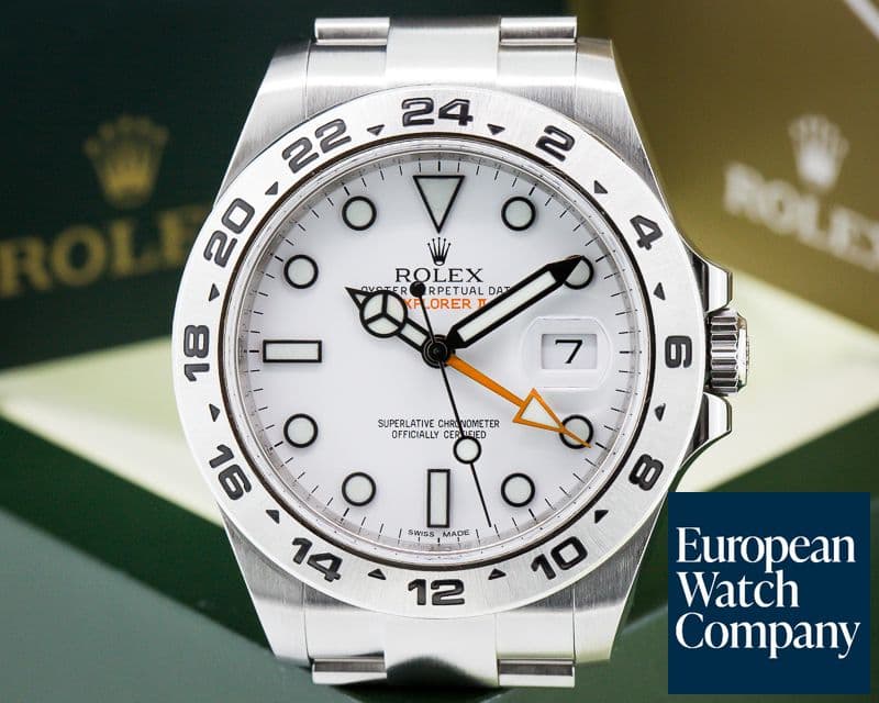 Image of Rolex Explorer II White Dial 