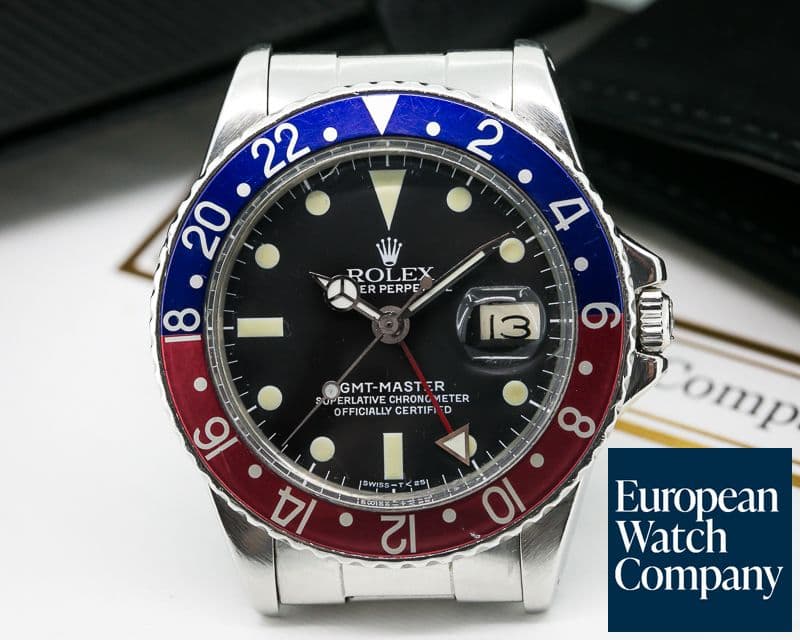 Image of Rolex Vintage GMT Master Blue / Red "Pepsi Bezel"