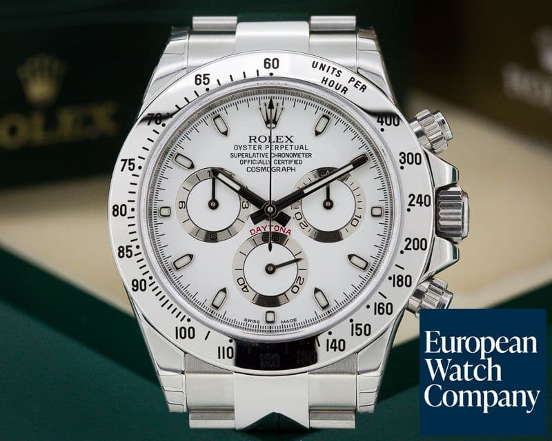 Image of Rolex Daytona White Dial SS 