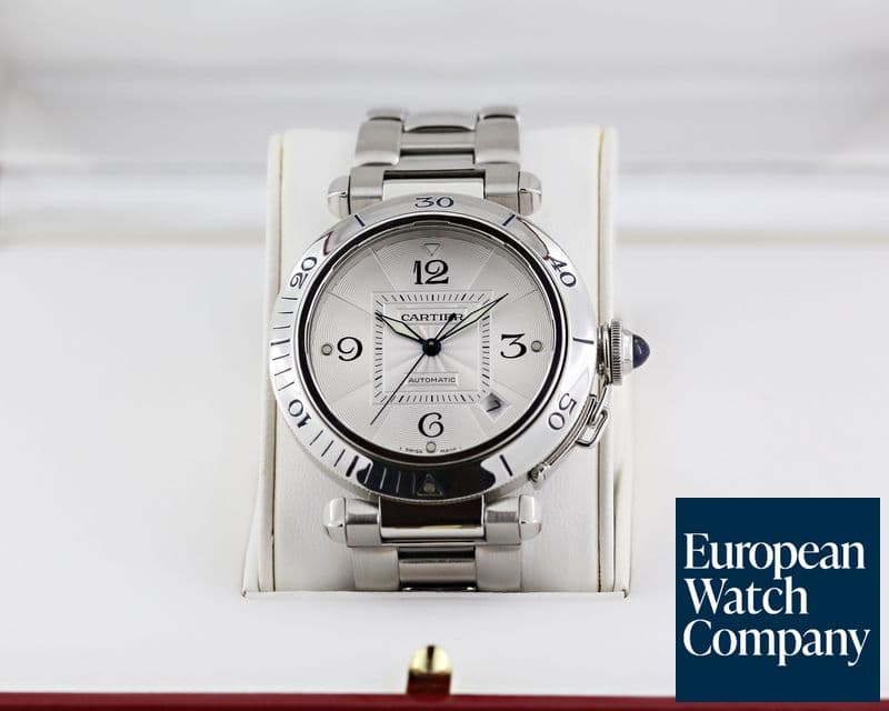 Image of Cartier Pasha Automatic Silver Dial SS / SS 38MM