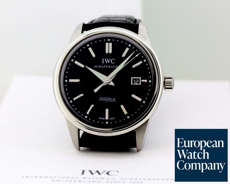 Image of IWC Ingenieur Vintage Collection Black Dial SS 