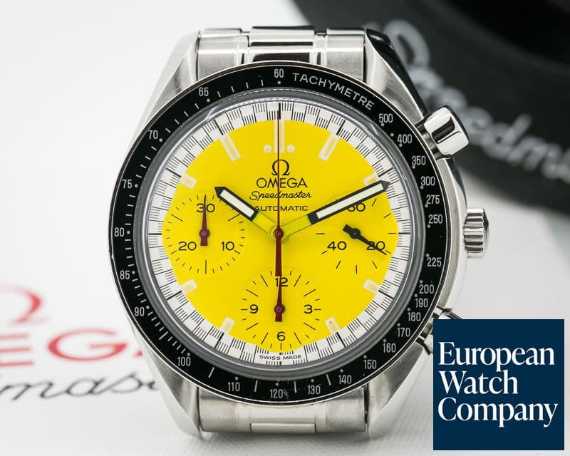Image of Omega Speedmaster "Michael Schumacher" Yellow Dial