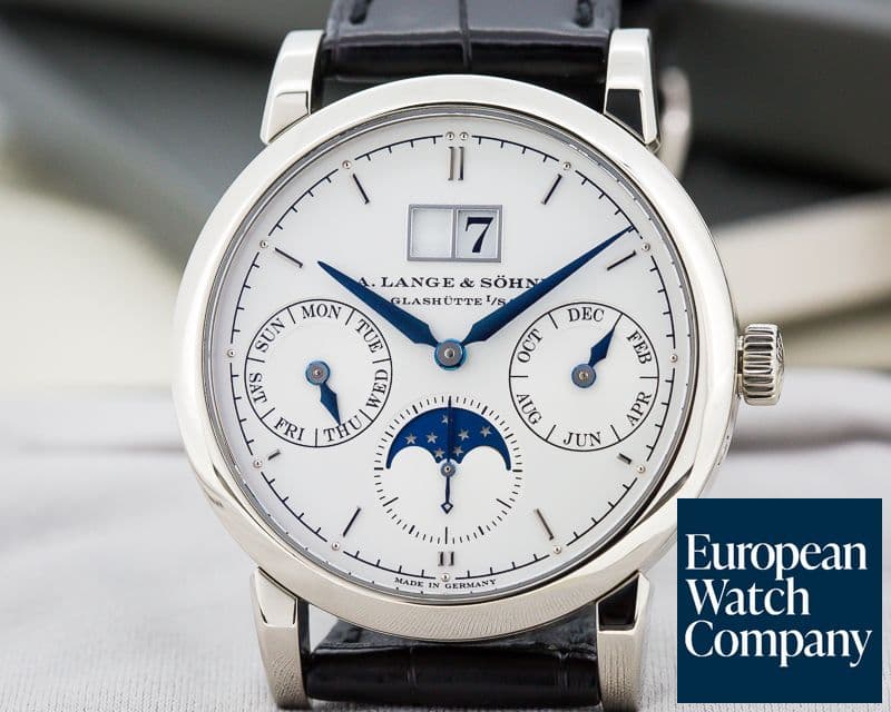 Image of A. Lange and Sohne Saxonia Annual Calendar 18K White Gold 