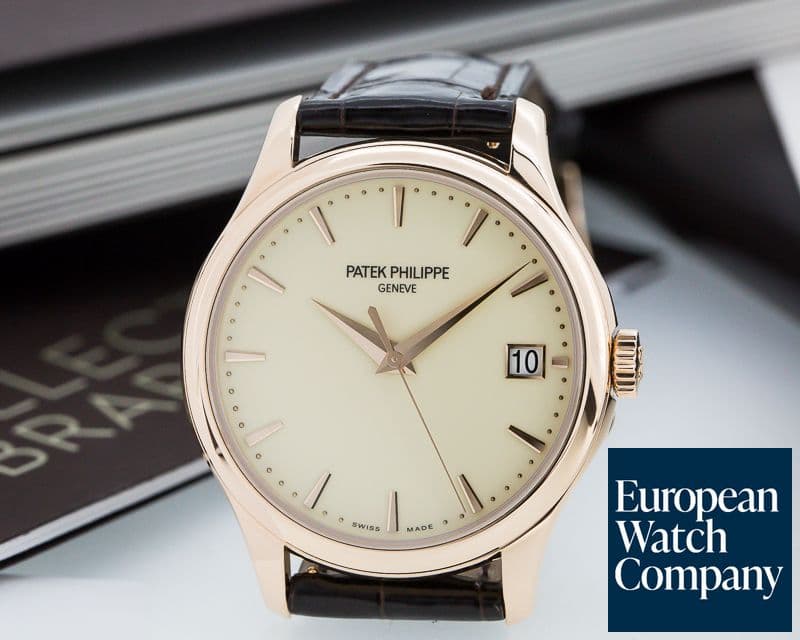 Image of Patek Philippe Calatrava Automatic Ivory Dial 18K Rose Gold 