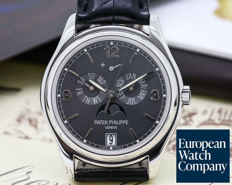 Image of Patek Philippe Annual Calendar 18K White Gold Slate Dial 