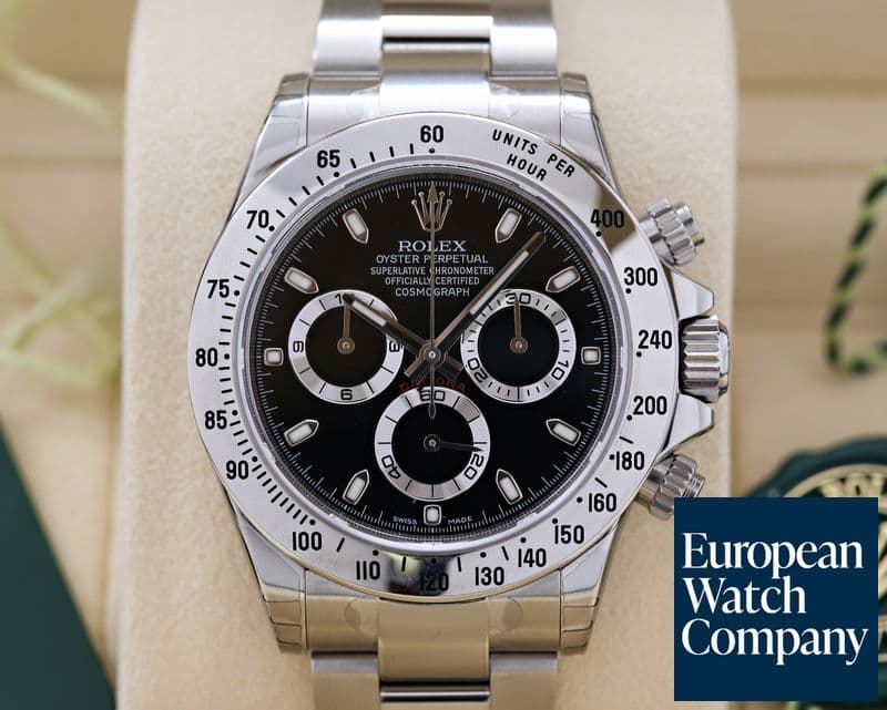 Image of Rolex Daytona SS Black Dial