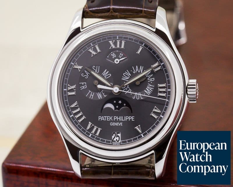Image of Patek Philippe Annual Calendar Power Reserve Grey Dial Platinum 