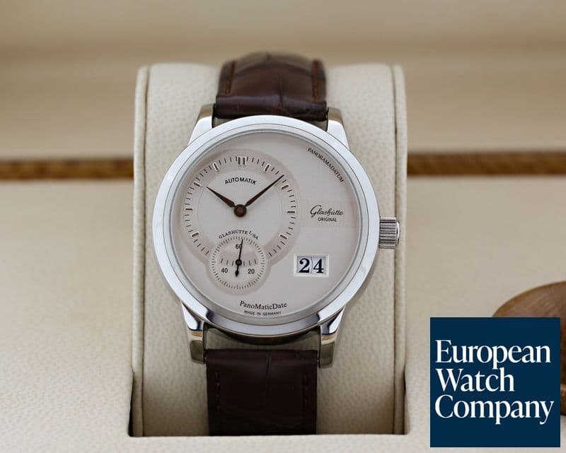 Image of Glashutte Original PanoMaticDate SS Silver Dial 