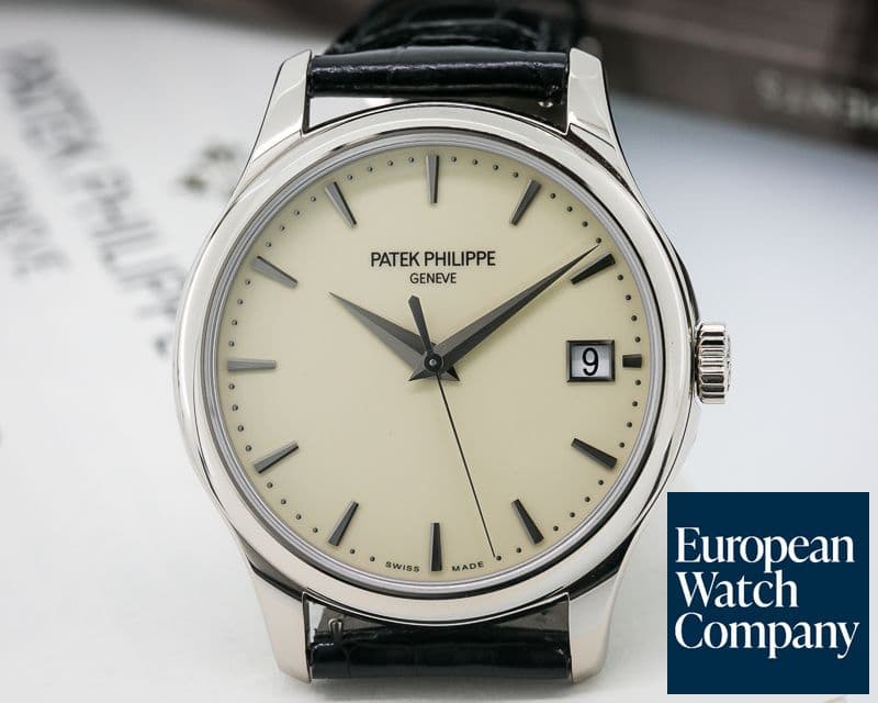 Image of Patek Philippe Calatrava Automatic Ivory Dial 18K White Gold 