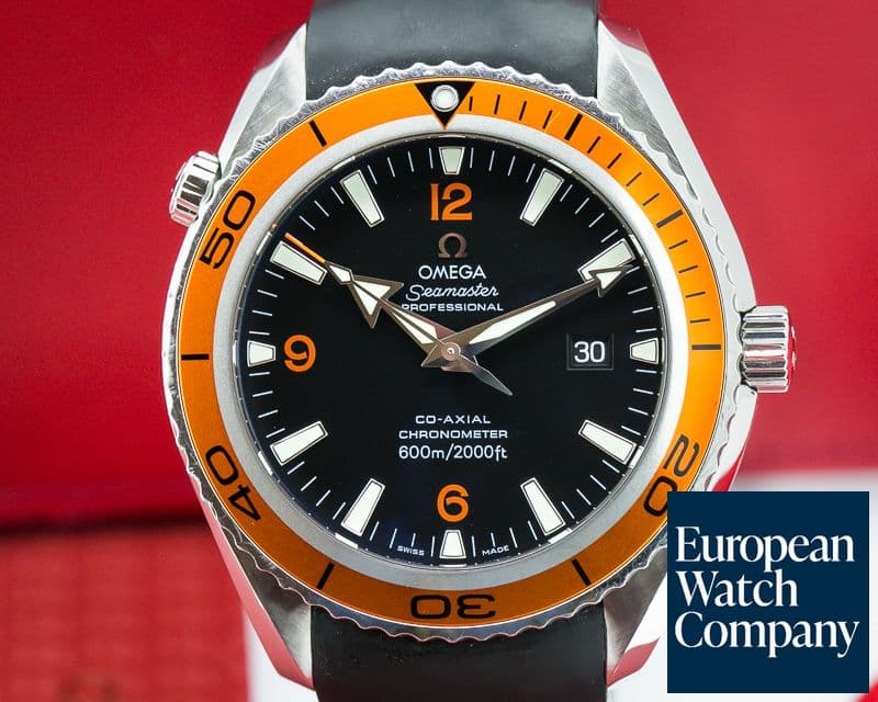 Image of Omega Seamaster Planet Ocean Co-Axial XL Orange Bezel 45.5MM