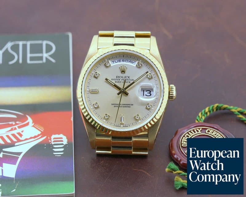 Image of Rolex Day Date President 18K Yellow Gold / Diamond Dial
