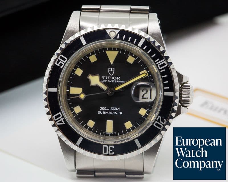 Image of Tudor Submariner Black Matte Dial "Snowflake" SS / SS