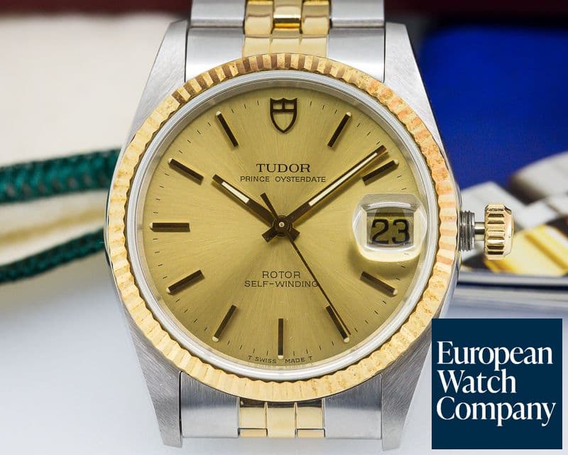Image of Tudor Prince Oysterdate SS / 18K UNWORN 
