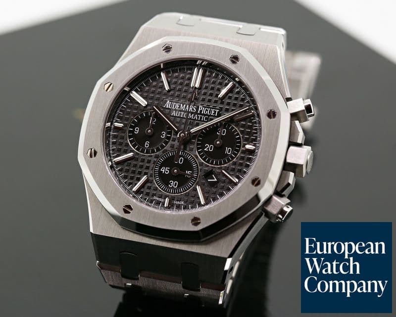 Image of Audemars Piguet Royal Oak Chronograph Black Dial SS 41MM