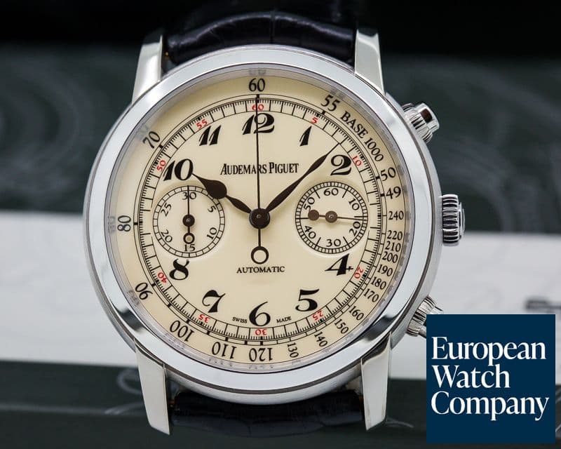 Image of Audemars Piguet Jules Audemars Chronograph 18K White Gold 