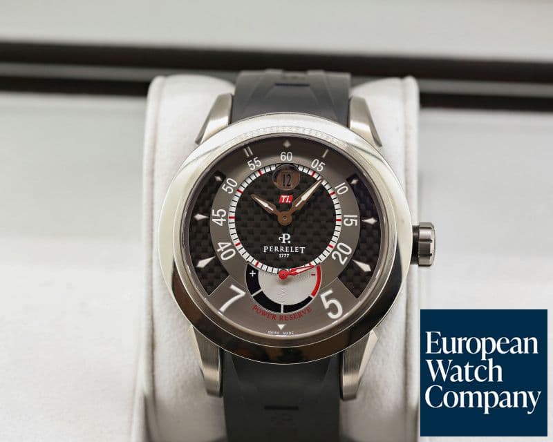 Image of Perrelet Louis-Frederic Titanium / Rubber Power Reserve 43.5MM