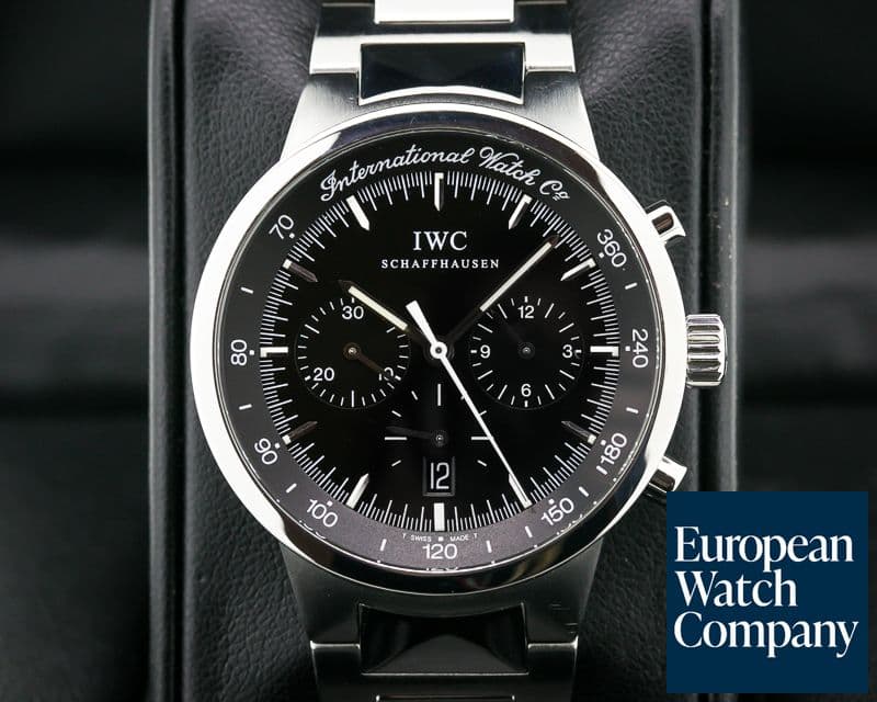 Image of IWC GST Chronograph Quarts Black Dial SS / SS