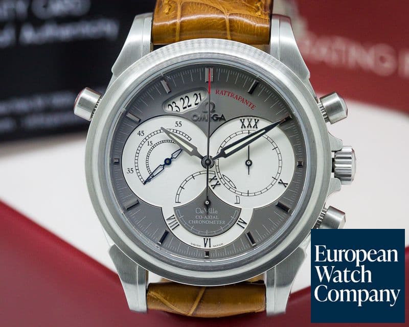 Image of Omega De Ville Co-Axial Rattrapante Grey Dial SS 