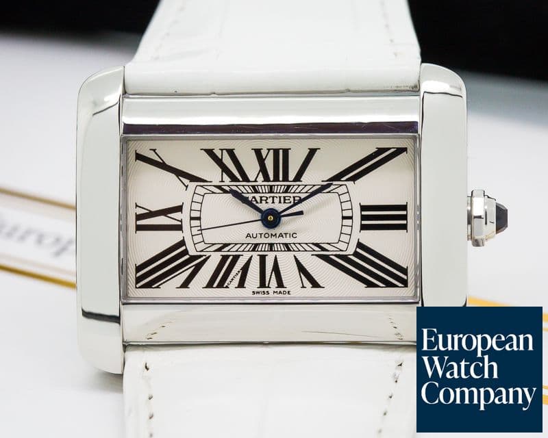 Image of Cartier Large Tank Divan 
Automatic SS
