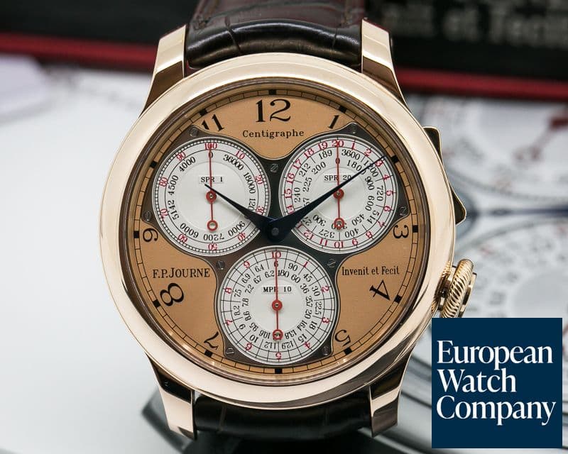 Image of F. P. Journe Centigraphe Souverain 18K Rose Gold / Rose Dial 
