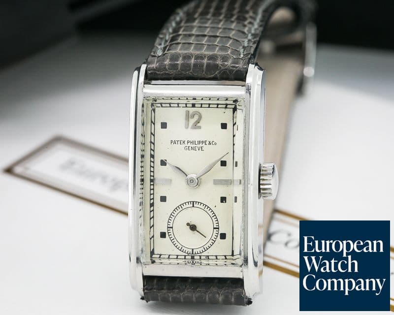 Image of Patek Philippe Vintage Tank Stainless Steel