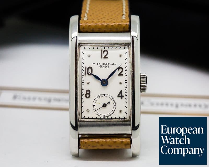 Image of Patek Philippe Vintage Tank 1892 Stainless Steel 