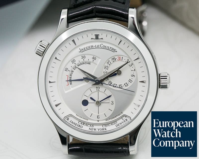 Image of Jaeger LeCoultre Master Geographic SS Silver Dial 