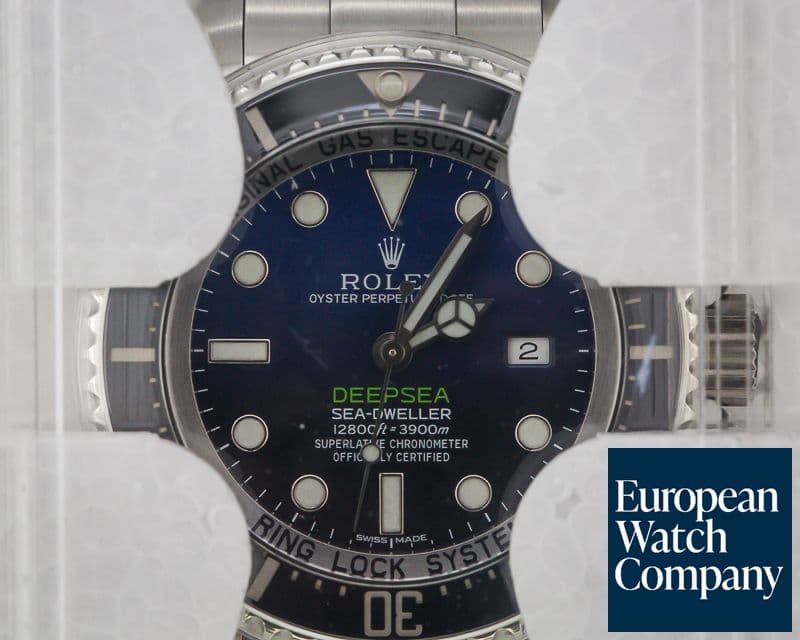 Image of Rolex Sea Dweller Deep Sea Deep Blue JAMES CAMERON UNWORN WITH BOOK!