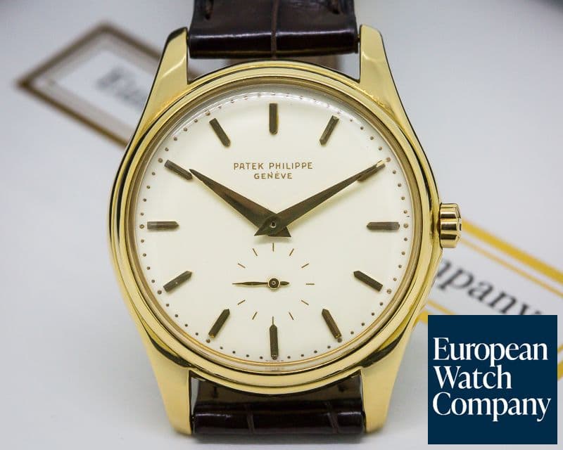 Image of Patek Philippe Vintage Calatrava Automatic Enamel 18K 