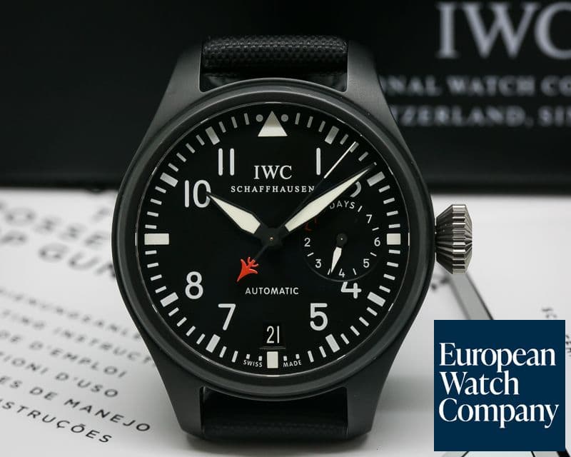 Image of IWC Big Pilot TOP GUN 7 Day Ceramic 
