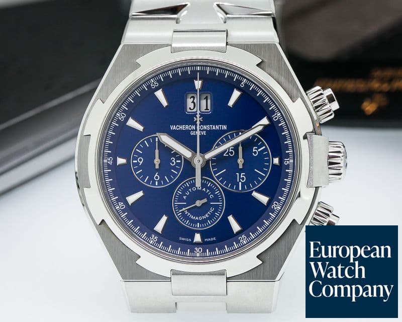 Image of Vacheron Constantin Overseas Chronograph Blue Dial SS / SS  