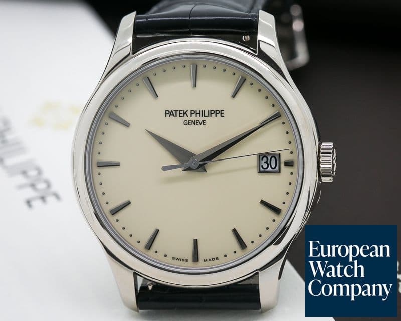 Image of Patek Philippe Calatrava Automatic Ivory Dial 18K White Gold 