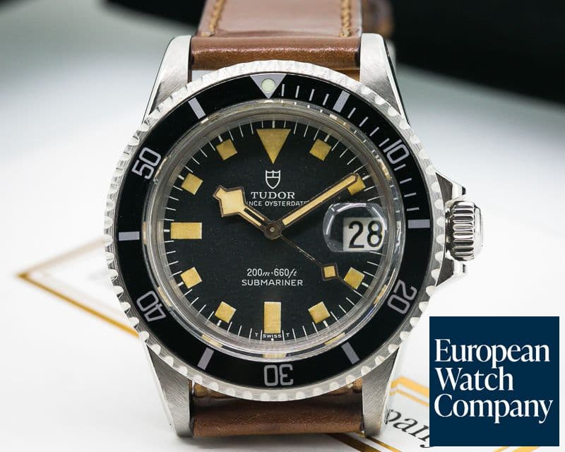 Image of Tudor Submariner Black Matte Dial "Snowflake" SS