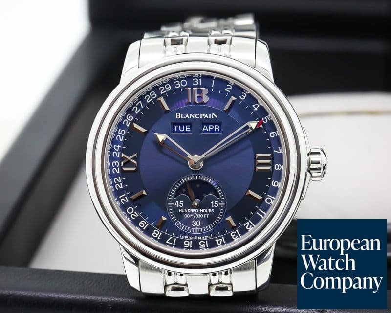 Image of Blancpain Leman Moonphase and Complete Calendar
SS/SS Blue Dial