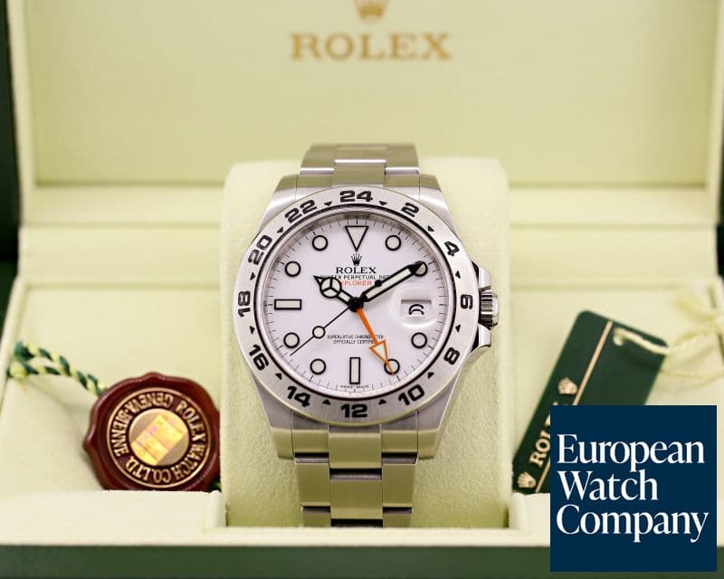 Image of Rolex Explorer II White Dial SS / SS