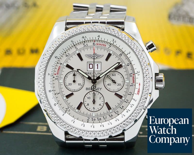 Image of Breitling Bentley 6.75 Silver Dial SS / SS 