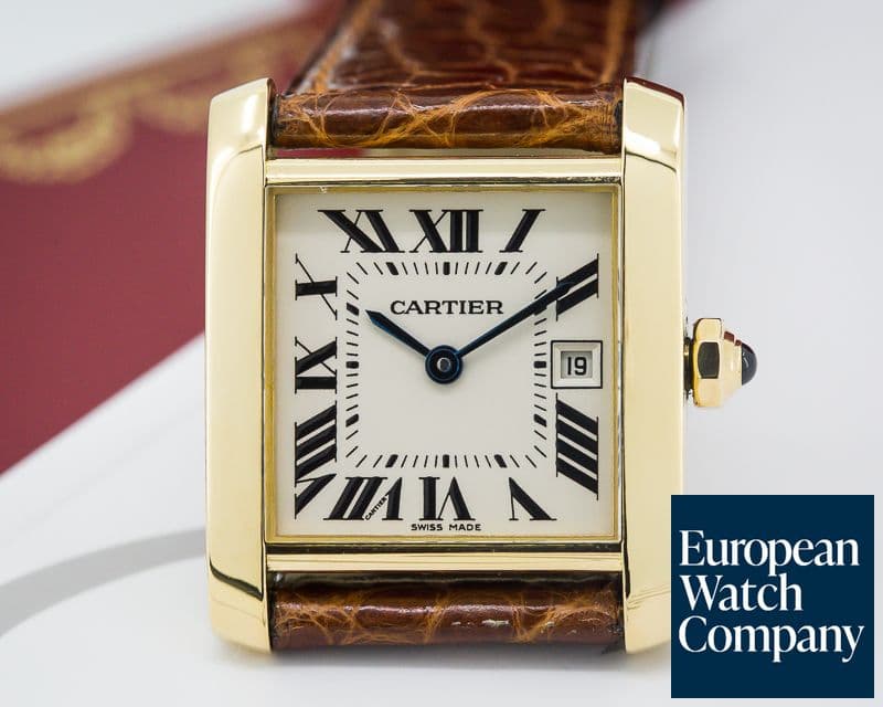Image of Cartier Tank Francaise 18K Yellow Gold Quarz