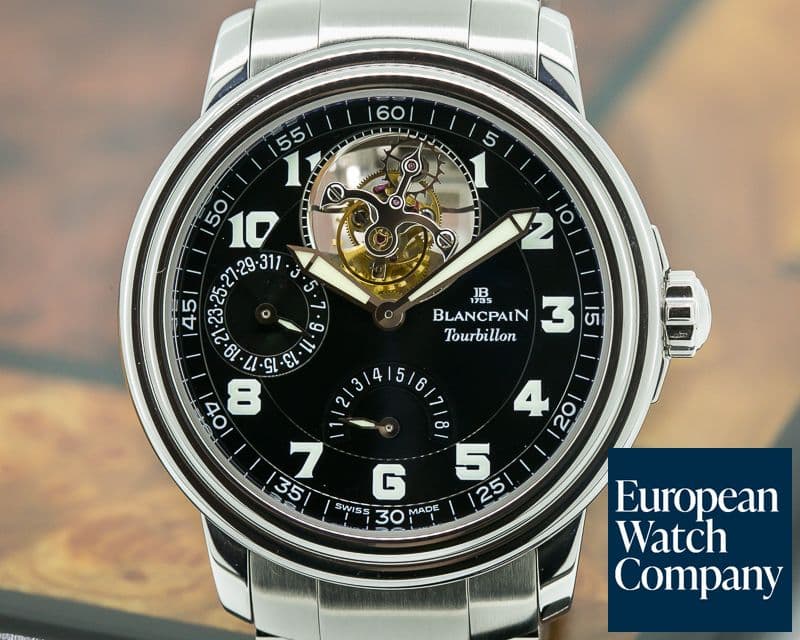 Image of Blancpain Tourbillon SS Automatic Black Arabic "Desert Storm" Limited 