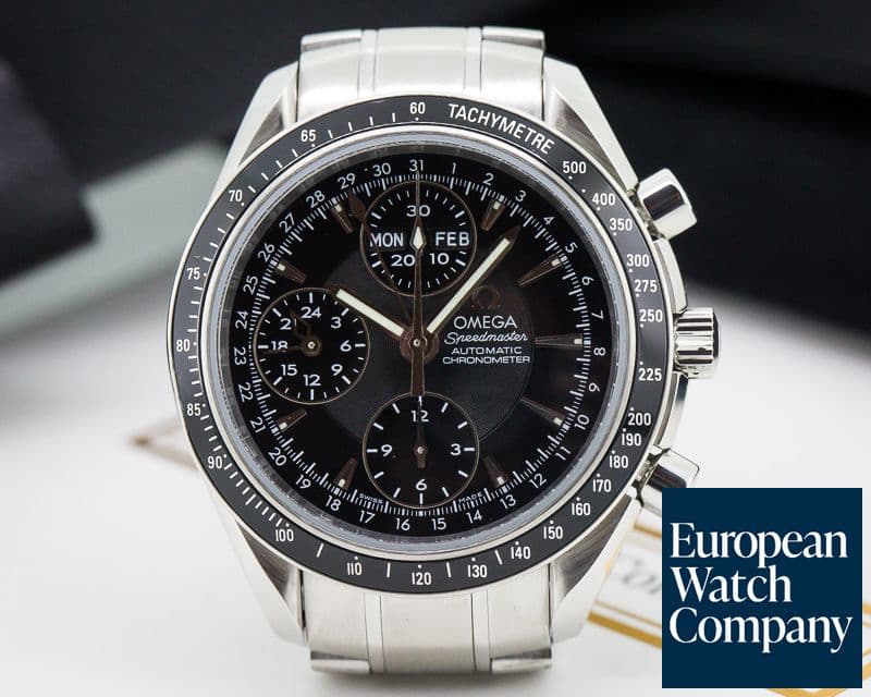 Image of Omega Speedmaster Day Date Black Dial SS / SS