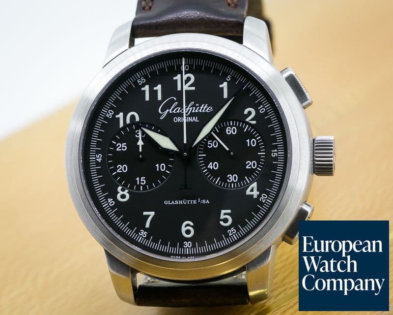 Image of Glashutte Original Senator Navigator Chronograph SS / Strap