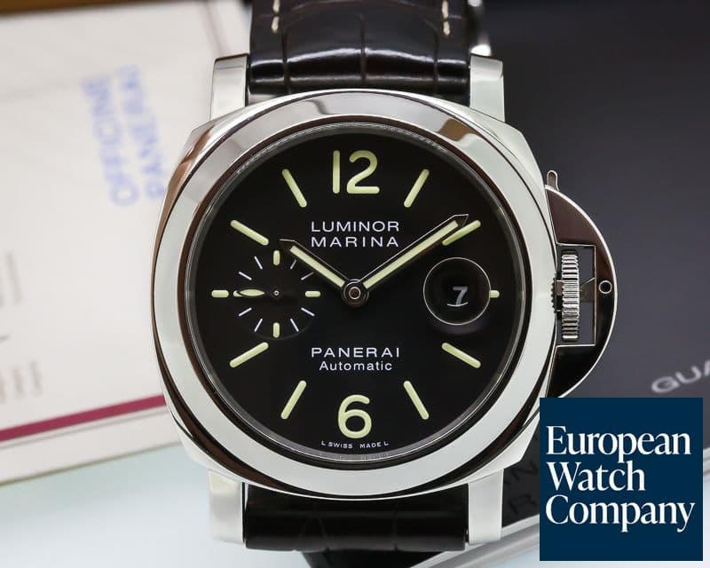 Image of Panerai Luminor Automatic SS Black Dial 
