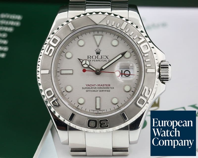 Image of Rolex Yacht Master SS Platinum Bezel 
