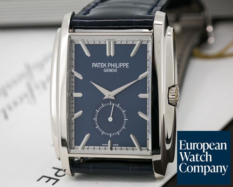 Image of Patek Philippe Gondolo 18K White Gold Blue Dial Manual Wind 