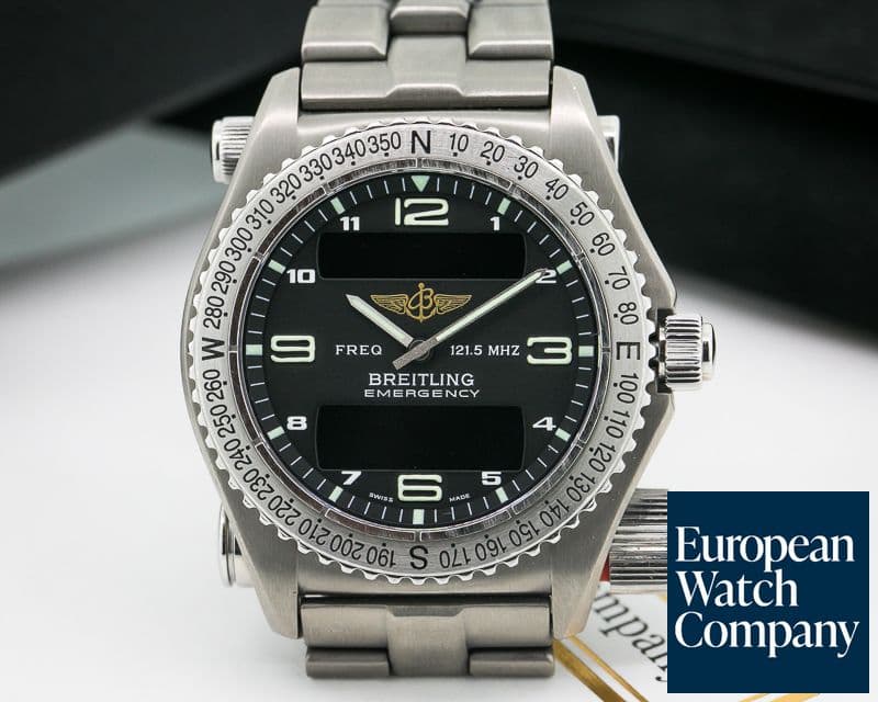 Image of Breitling Emergency Black Dial Titanium
