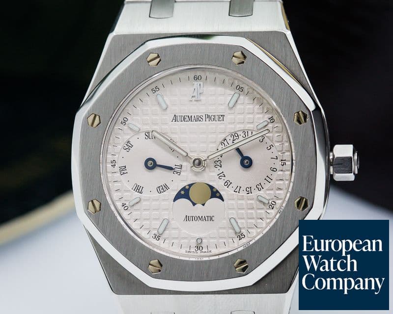 Image of Audemars Piguet Royal Oak Day Date Moon SS/SS White