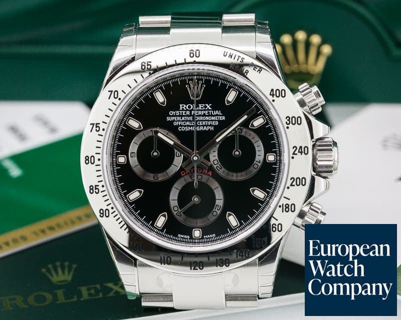 Image of Rolex Daytona SS Black Dial UNWORN
