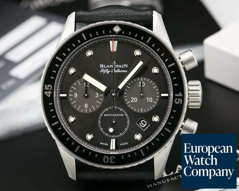 Image of Blancpain Fifty Fathoms Bathyscaphe Flyback Chronograph SS 