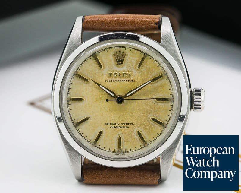 Image of Rolex Bubbleback 6084 Steel Silver Dial